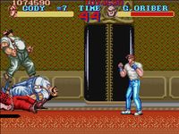 une photo d'Ã©cran de Final Fight sur Nintendo Super Nes